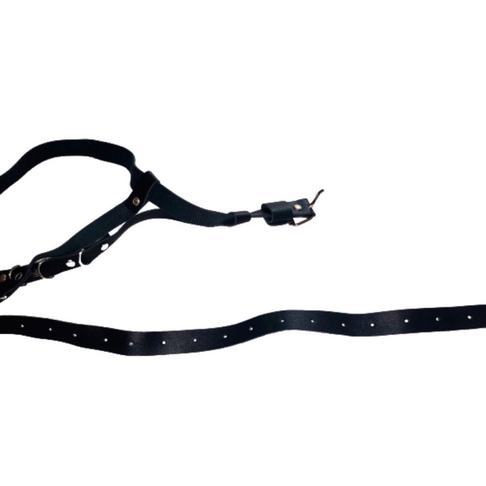 New Vegan Leather Leg Garter Harness Lingerie Belt - Picture 9 of 16